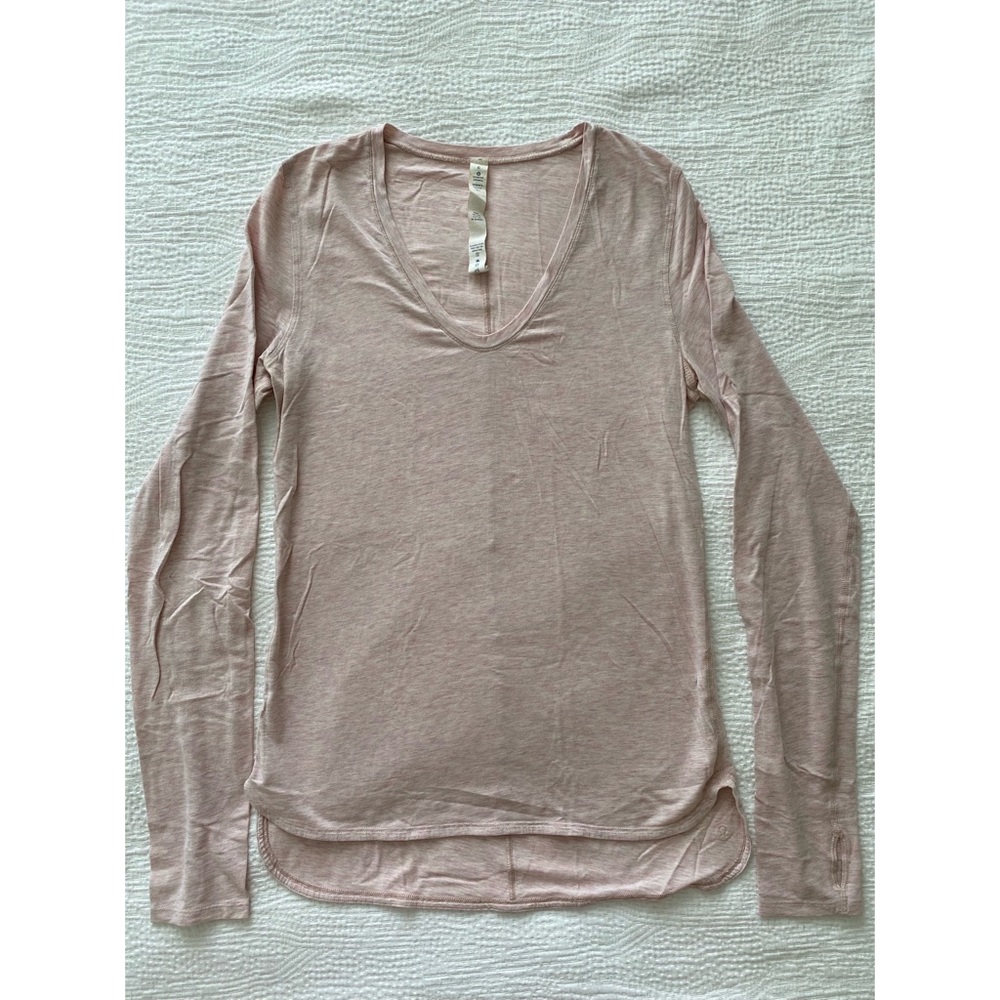 Lululemon Pink Long Sleeve Top